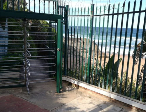 Semi-Private Beach Gate